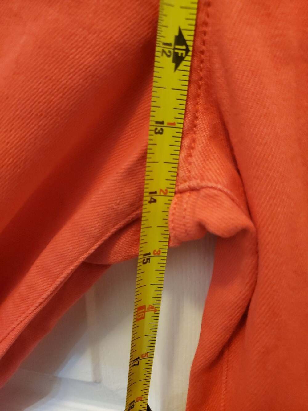 Pilcro Women's Coral High-Rise Wide Leg Cotton Blend Pants - Picture 9 of 9